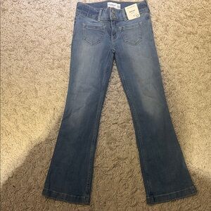 Abercrombie Kids Classic Blue low-rise Boot Jeans